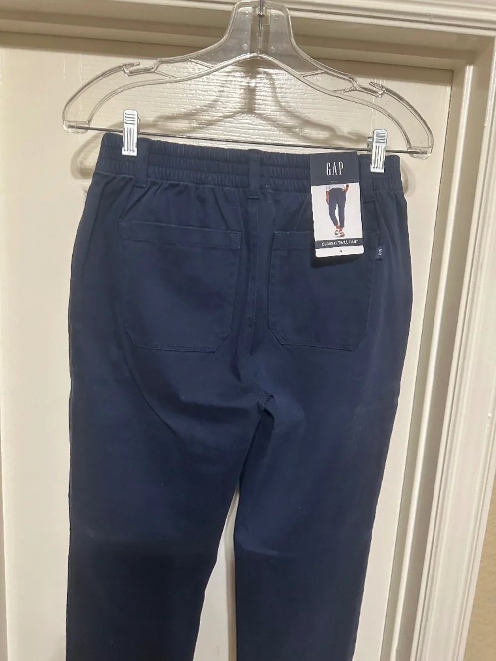 Gap Classic Twill Pant Womens 4 Cuffed pants NT
